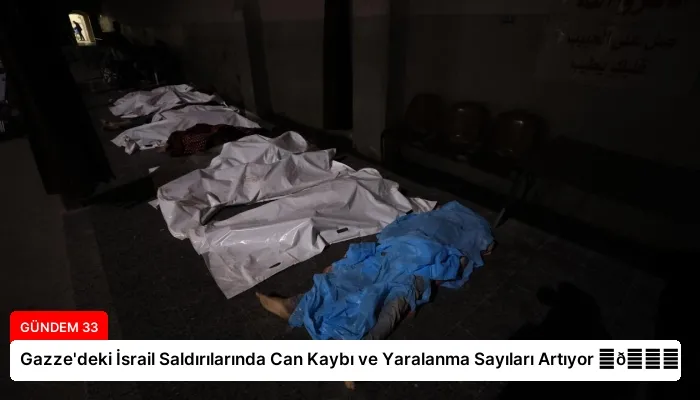 Gazze’deki İsrail Saldırılarında Can Kaybı ve Yaralanma Sayıları Artıyor ⏬👇