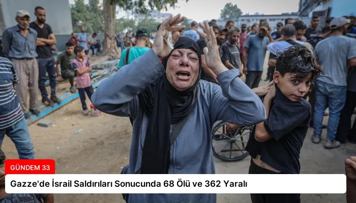 Gazze’de İsrail Saldırıları Sonucunda 68 Ölü ve 362 Yaralı