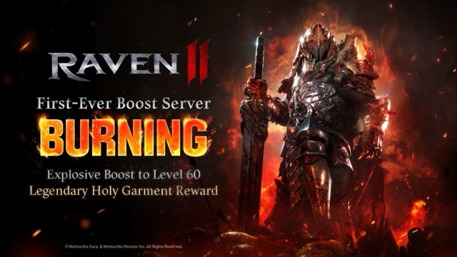 Raven2 Devasa Büyüme Ödülleriyle İlk Destek Sunucusu “Yanma” Açıyor