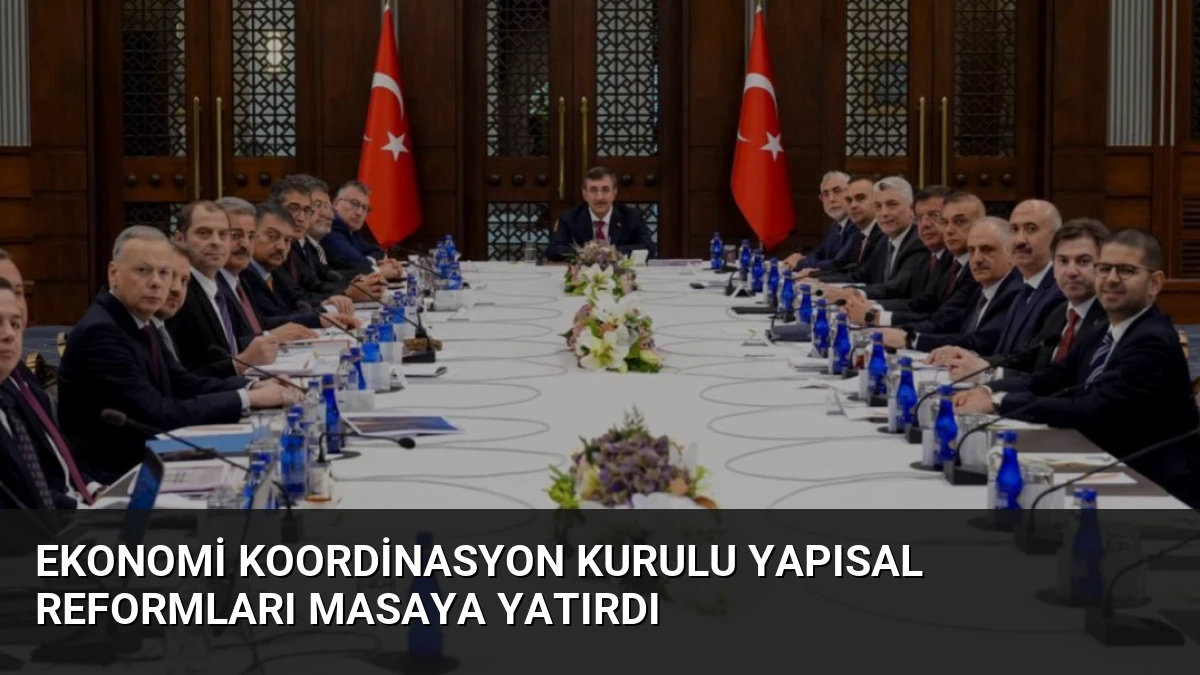 Ekonomi Koordinasyon Kurulu Yapısal Reformları Masaya Yatırdı