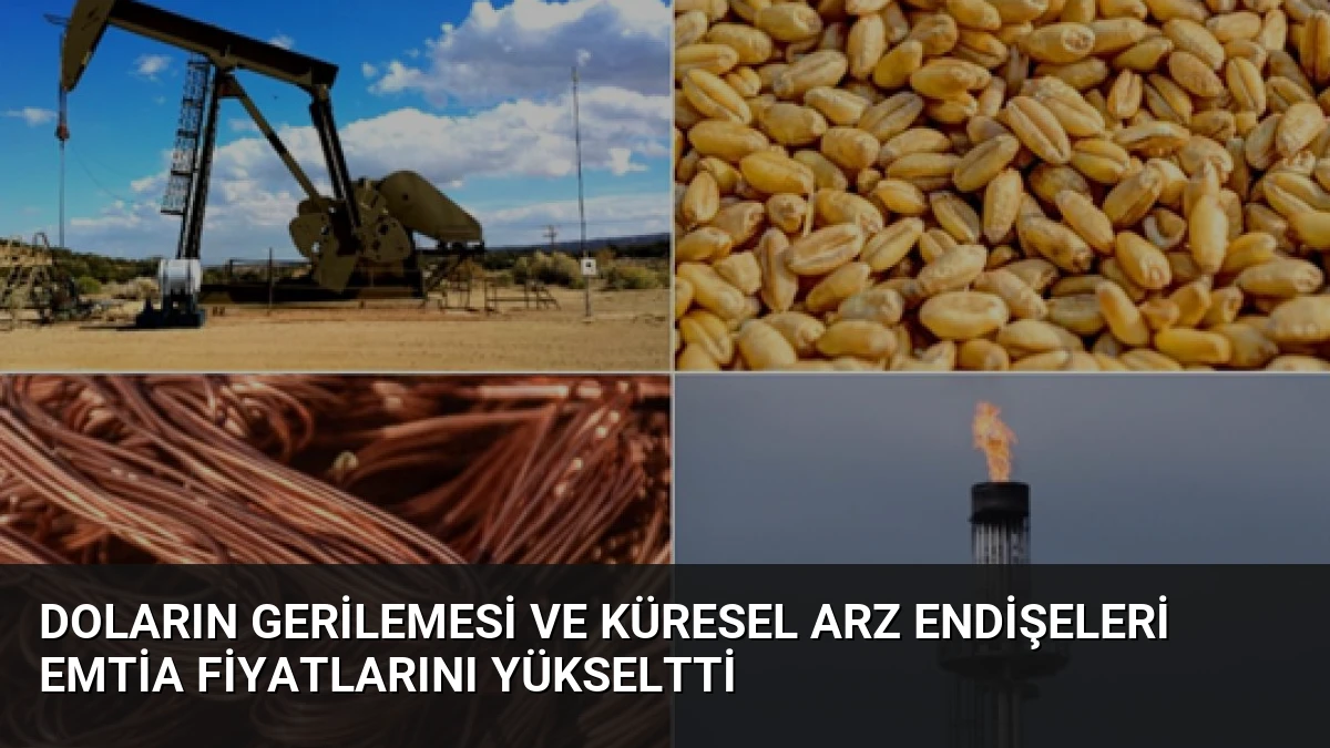 Doların Gerilemesi ve Küresel Arz Endişeleri Emtia Fiyatlarını Yükseltti
