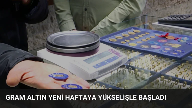 Gram Altın Yeni Haftaya Yükselişle Başladı