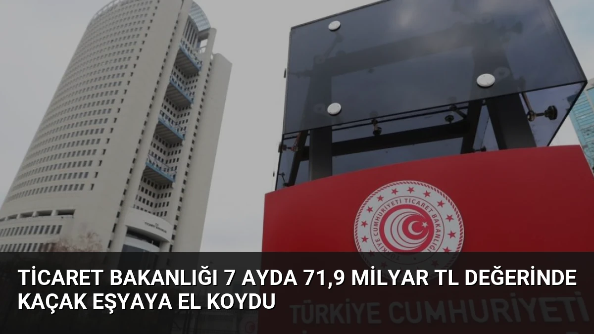 Ticaret Bakanlığı 7 Ayda 71,9 Milyar TL Değerinde Kaçak Eşyaya El Koydu