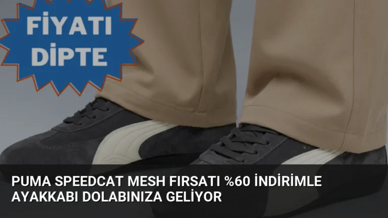 Puma Speedcat Mesh Fırsatı %60 İndirimle Ayakkabı Dolabınıza Geliyor