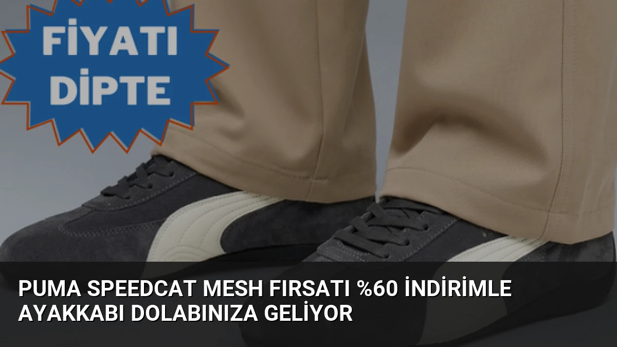 Puma Speedcat Mesh Fırsatı %60 İndirimle Ayakkabı Dolabınıza Geliyor