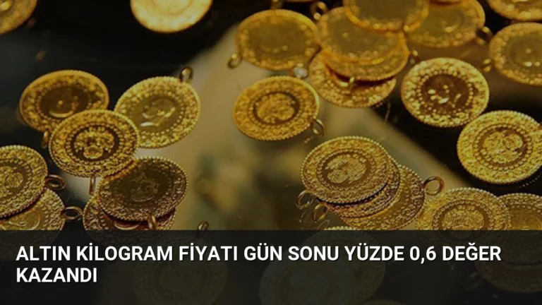 Altın Kilogram Fiyatı Gün Sonu Yüzde 0,6 Değer Kazandı